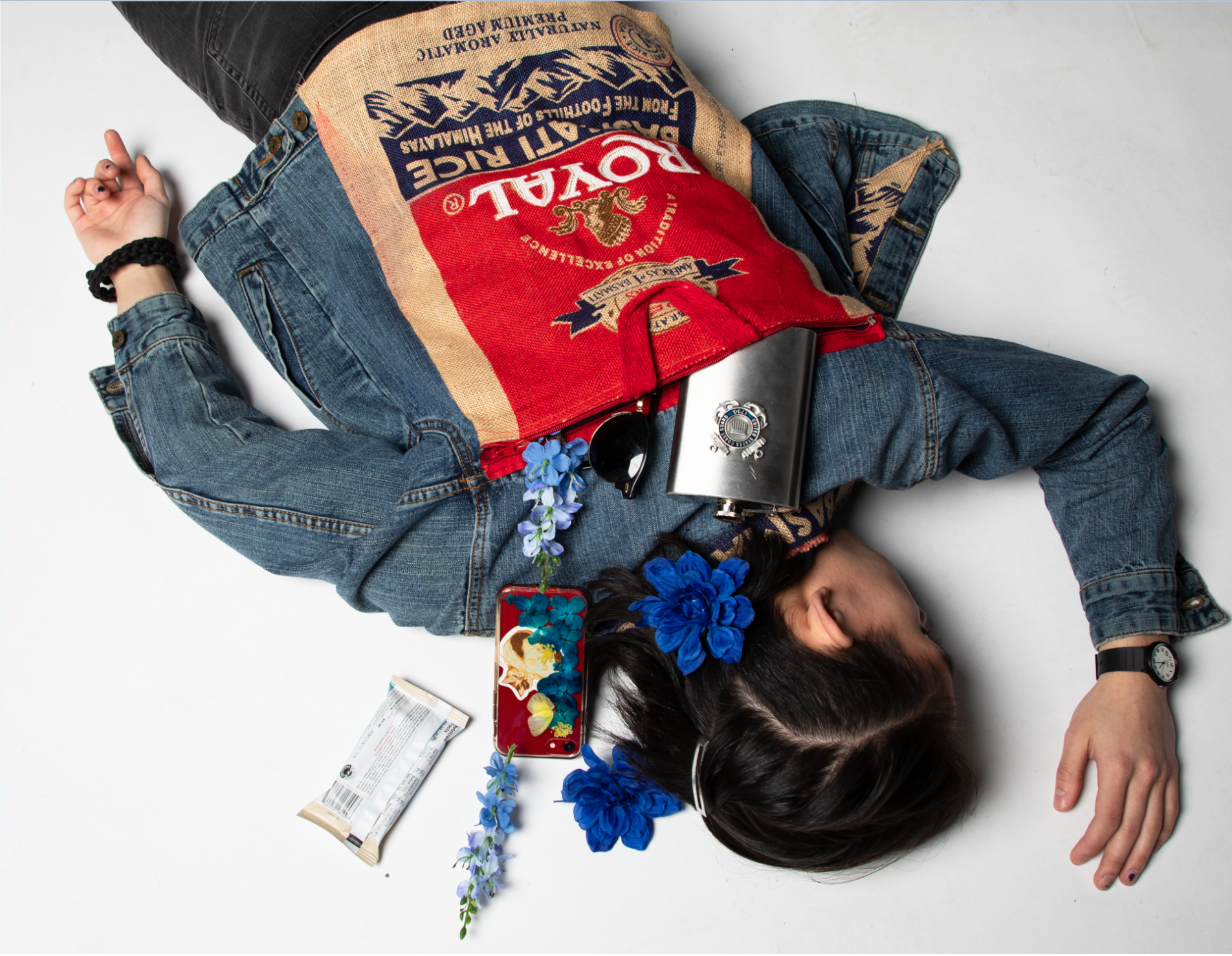 myself, laying on the floor