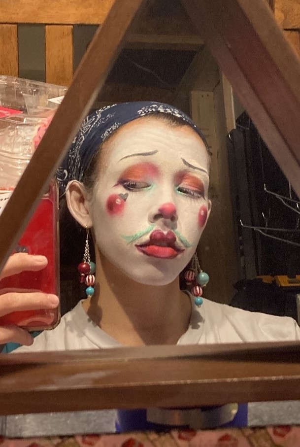 Experimenting with Makeup for Cherie Pierrot