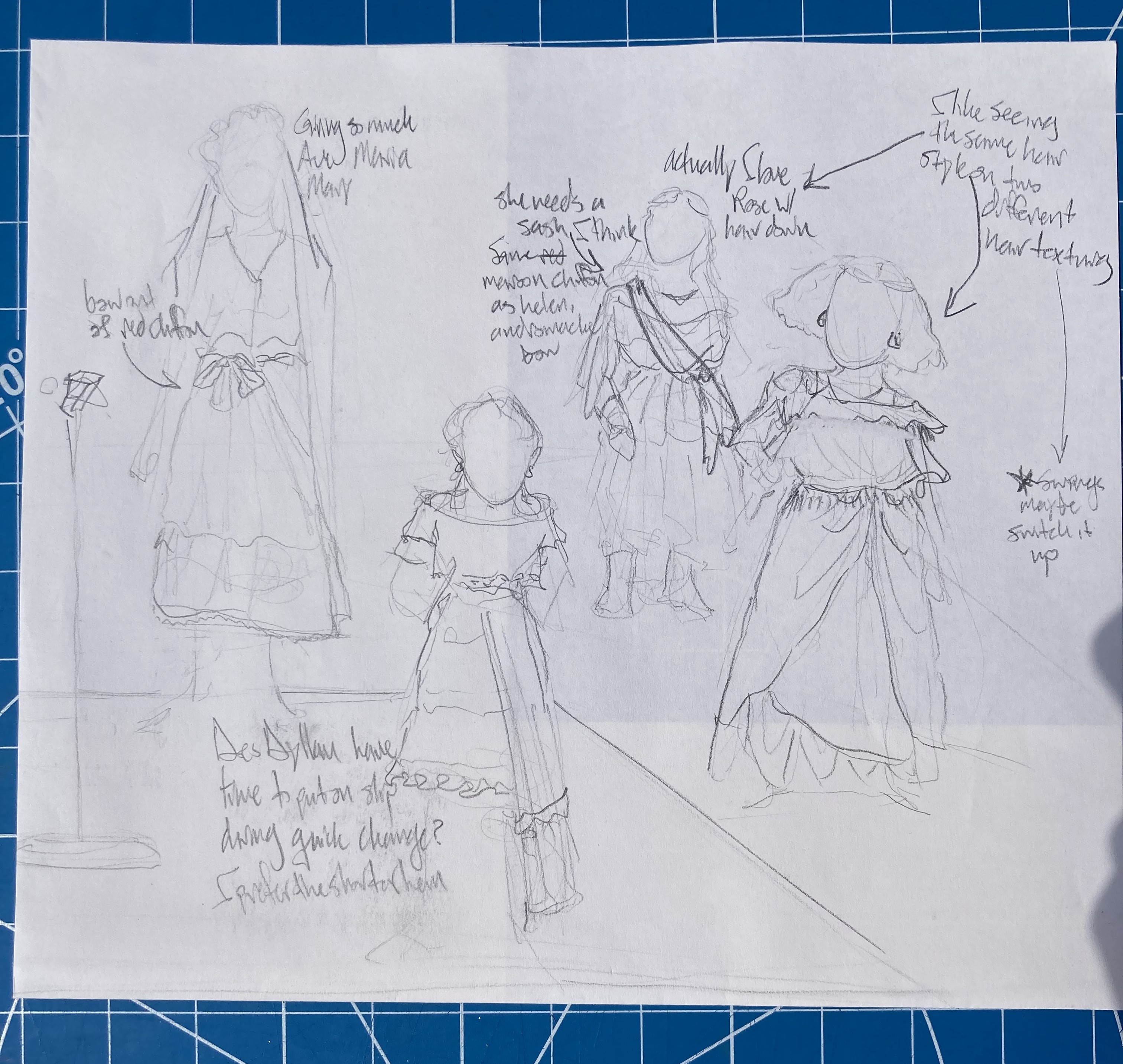 fallen rehearsal notes