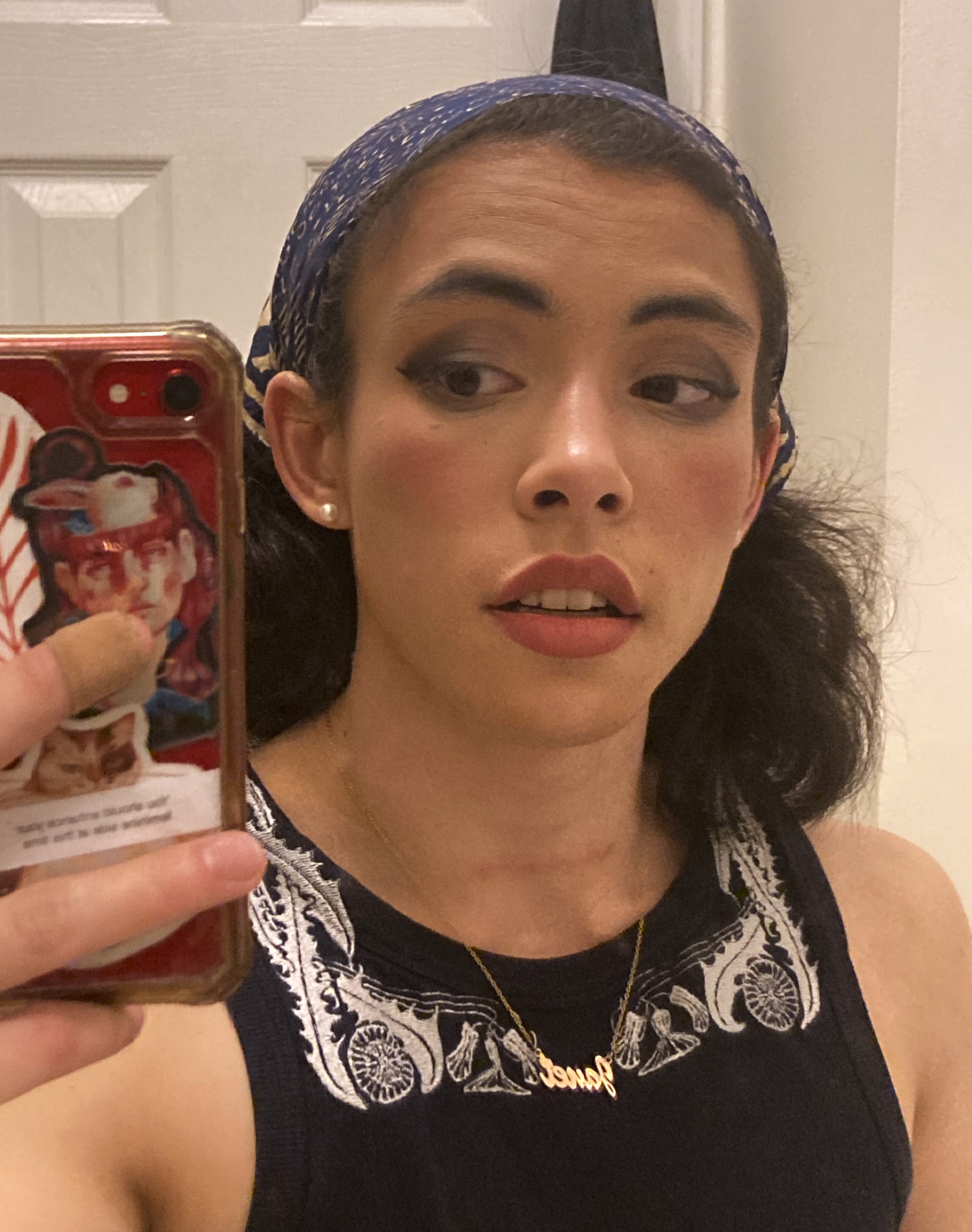 Janet makeup out of costume