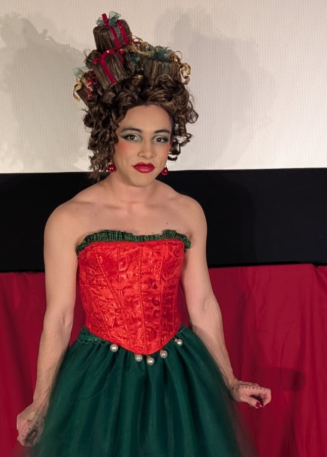 Myself, as Martha May Whovier for a holiday show