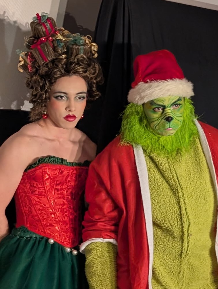 Myself as Martha May Whovier as Magenta with the Grinch