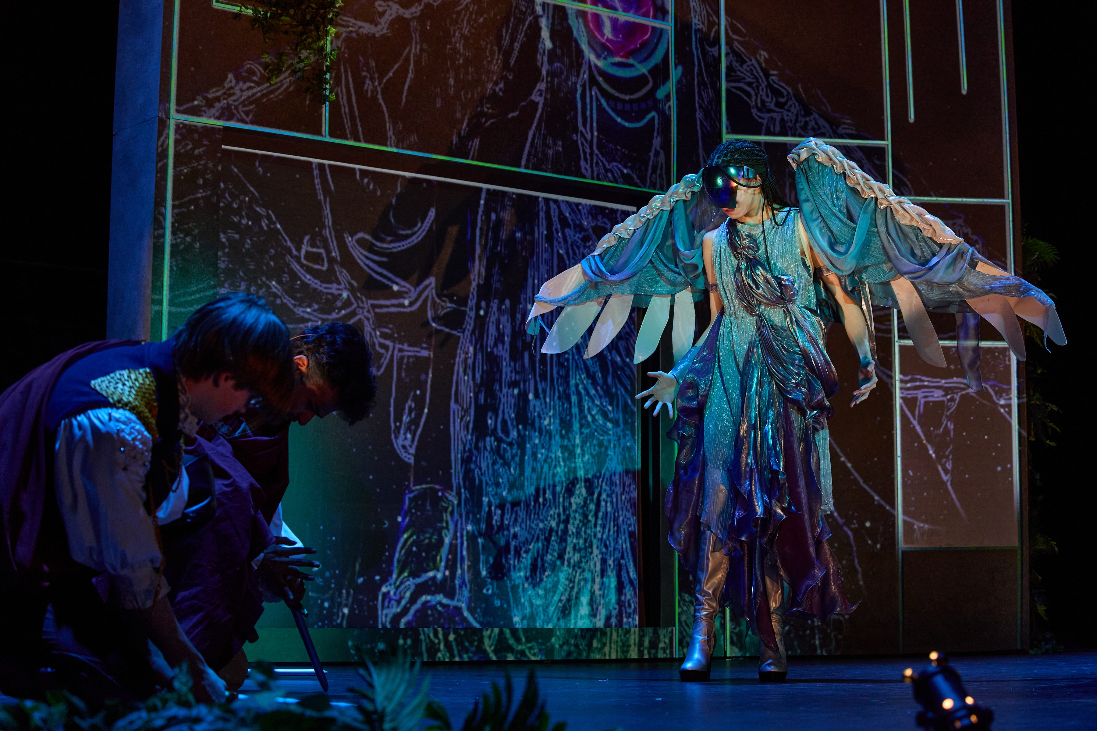 Ariel wings entrance