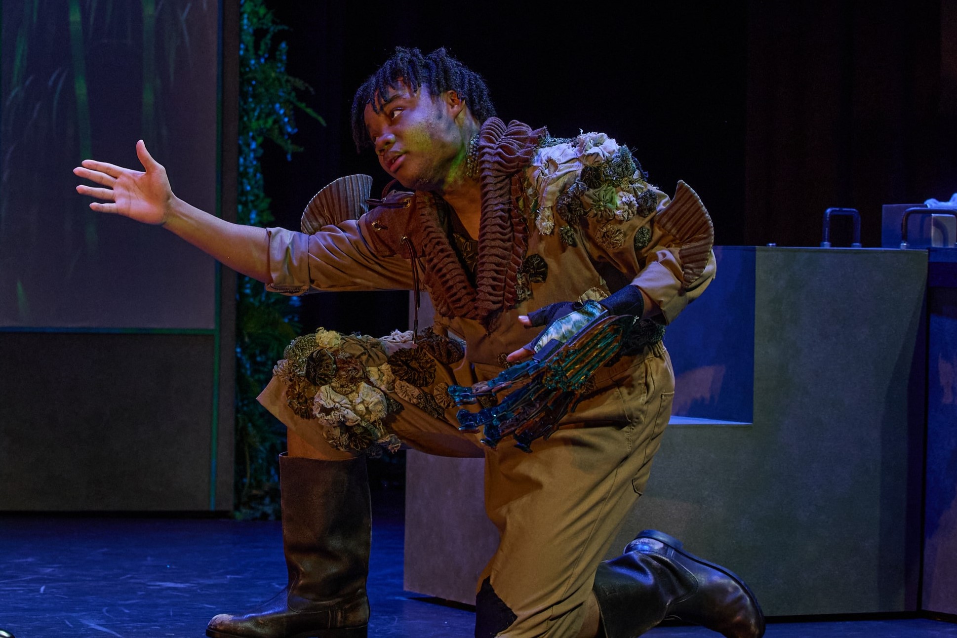 Caliban pledging alliegiance to Stefano