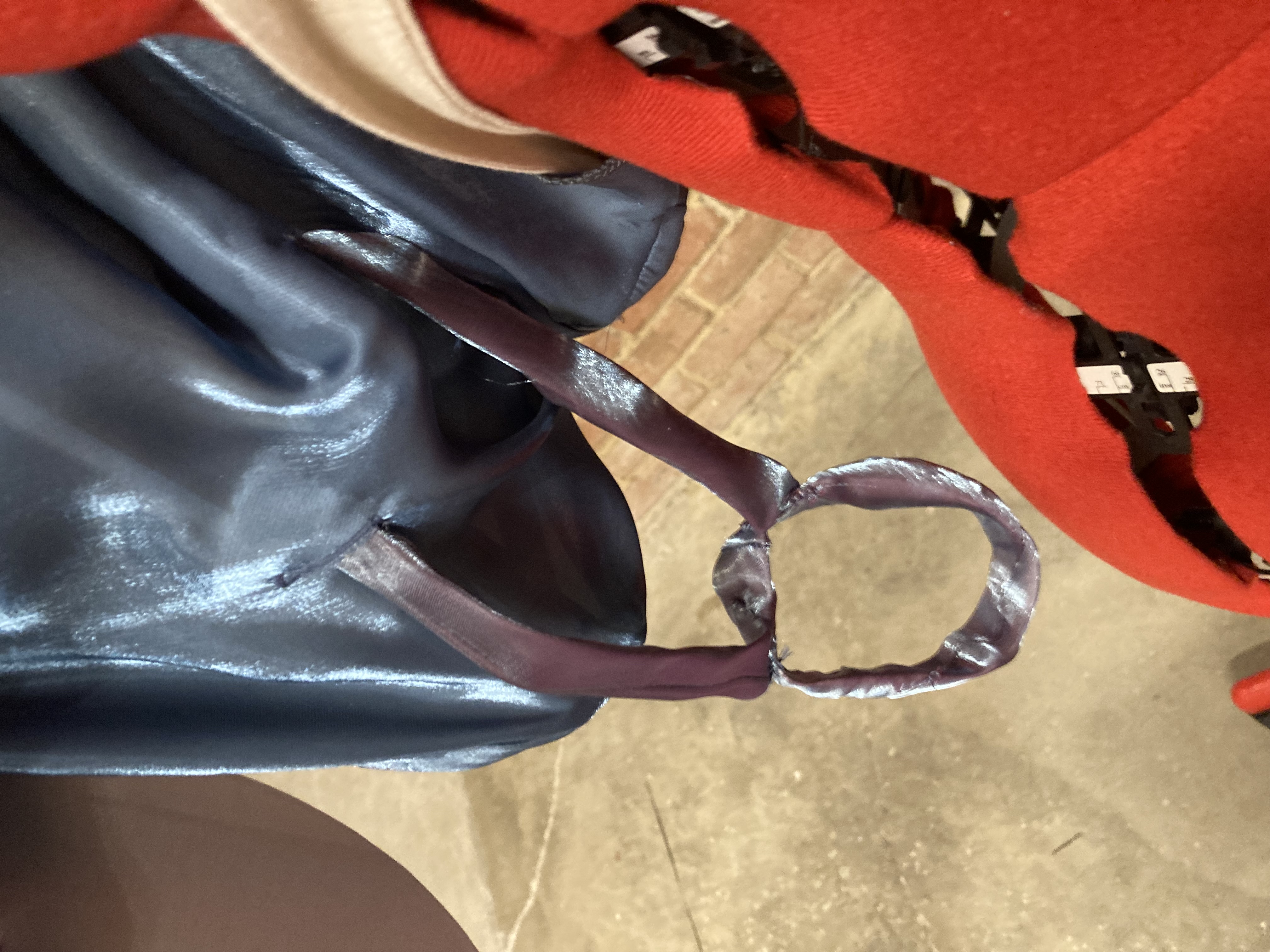 close up of armband on wing