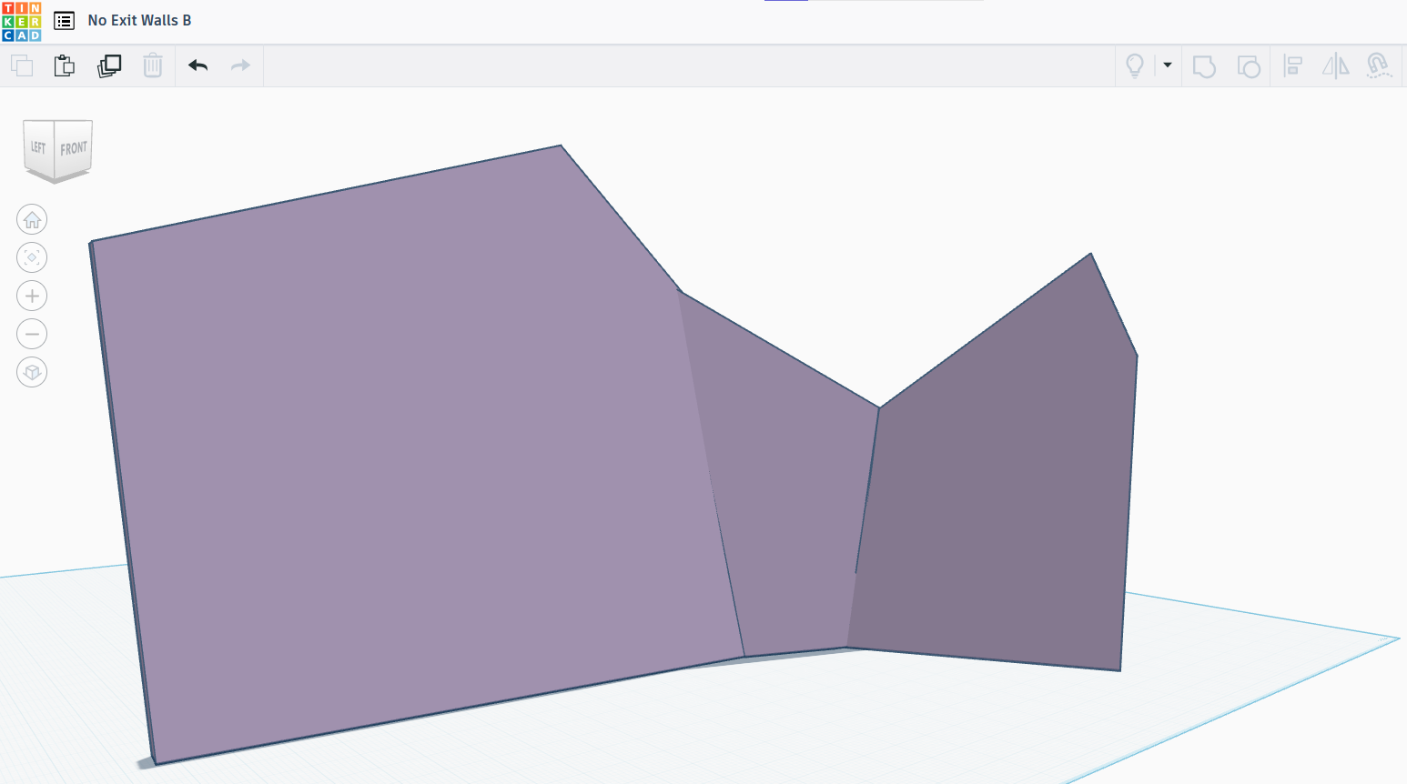 3d model for the second half of the walls